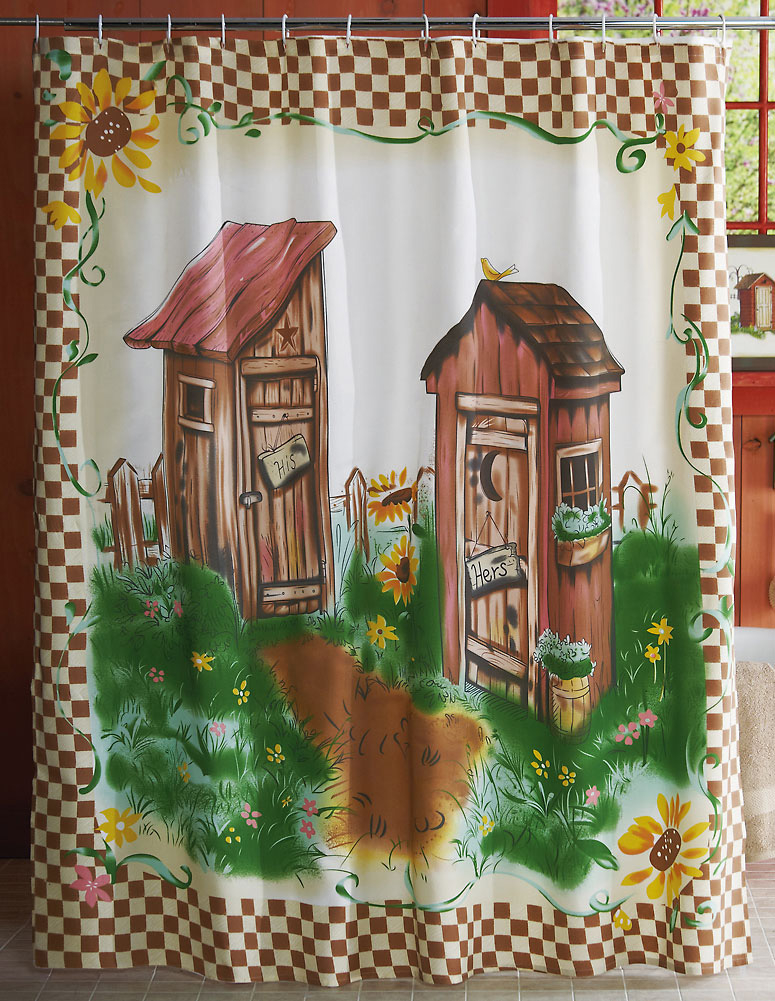Outhouses Shower Curtain Ideas On Foter