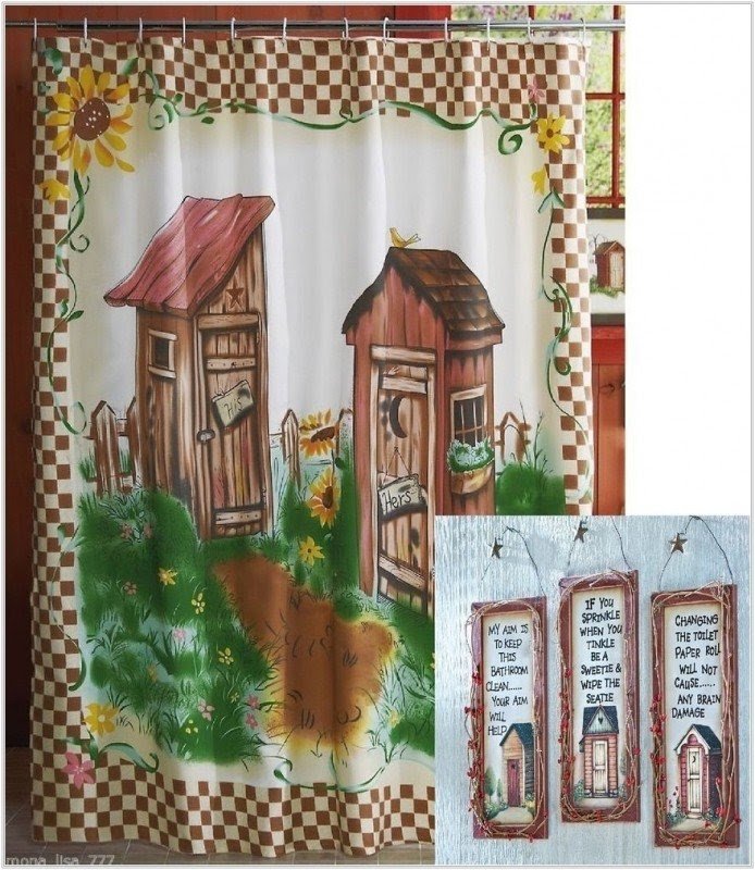 Outhouses Shower Curtain Ideas On Foter