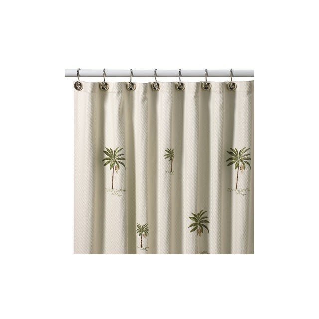 palm tree shower curtain