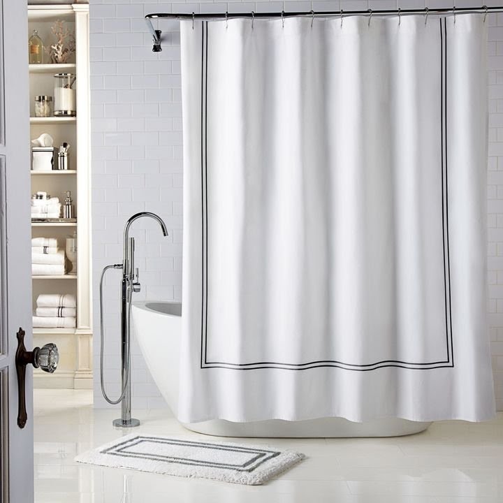 Shower stall curtain 24