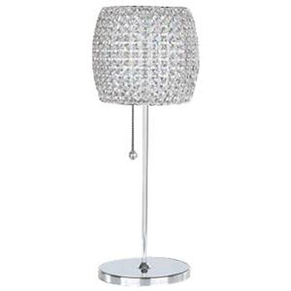 Table lamps with crystals