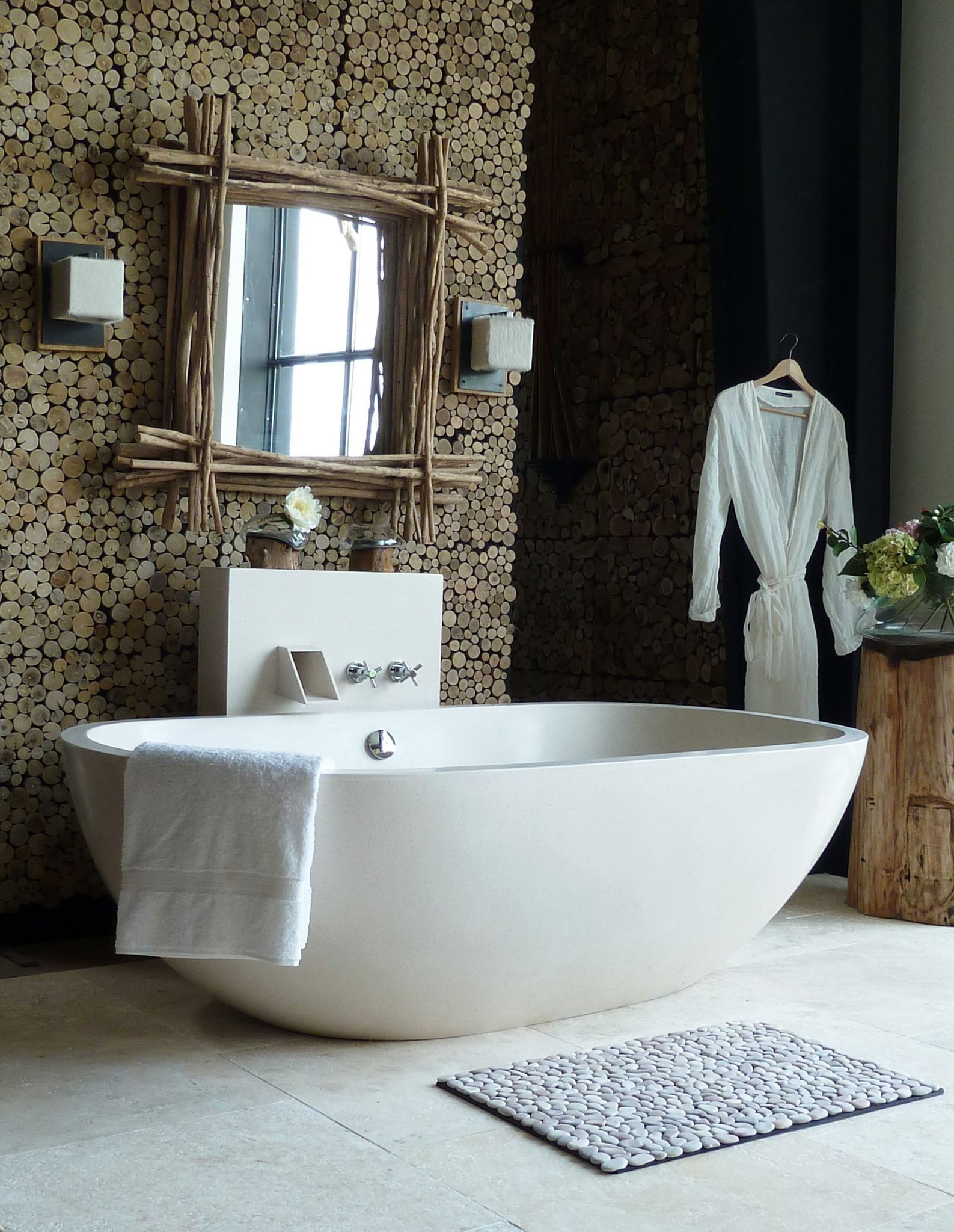 Add a touch of spa style to your bathroom with