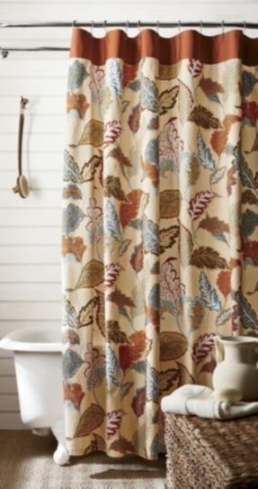fall shower curtains