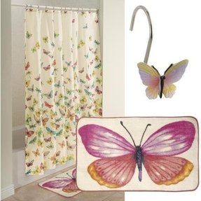 Butterfly Shower Curtain Hooks - Foter