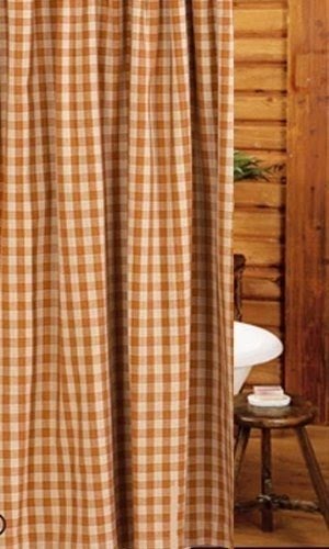 Country Plaid Shower Curtains Foter   Country Bathroom Shower Curtains 