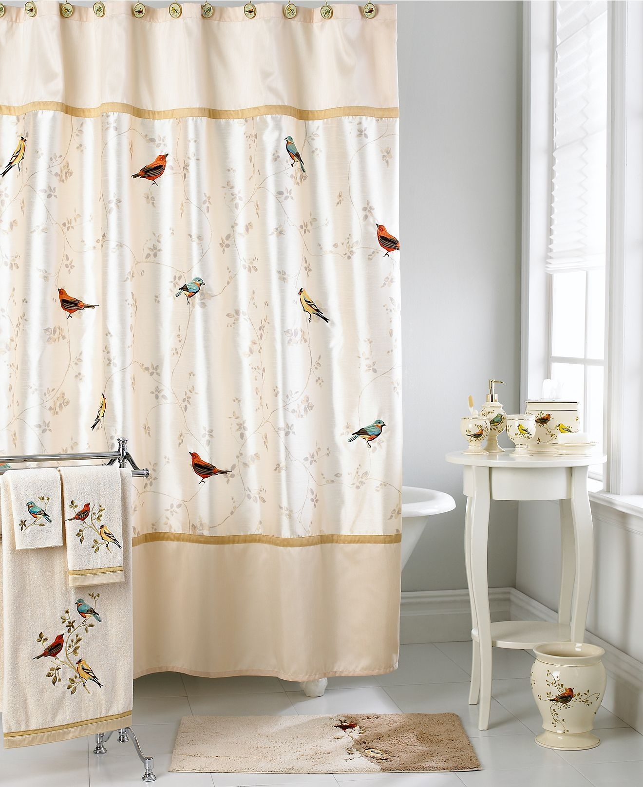 Shower Curtains Birds Ideas On Foter
