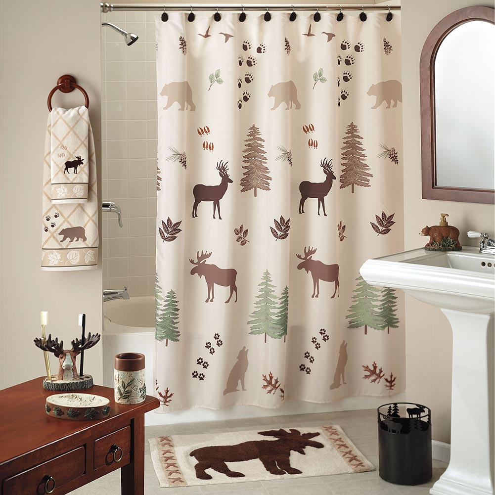 deer shower curtain