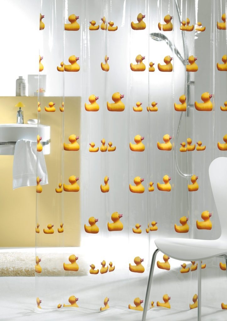 rubber duck shower curtain