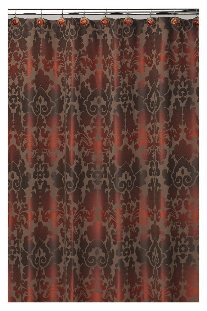 Luxury fabric shower curtain 5