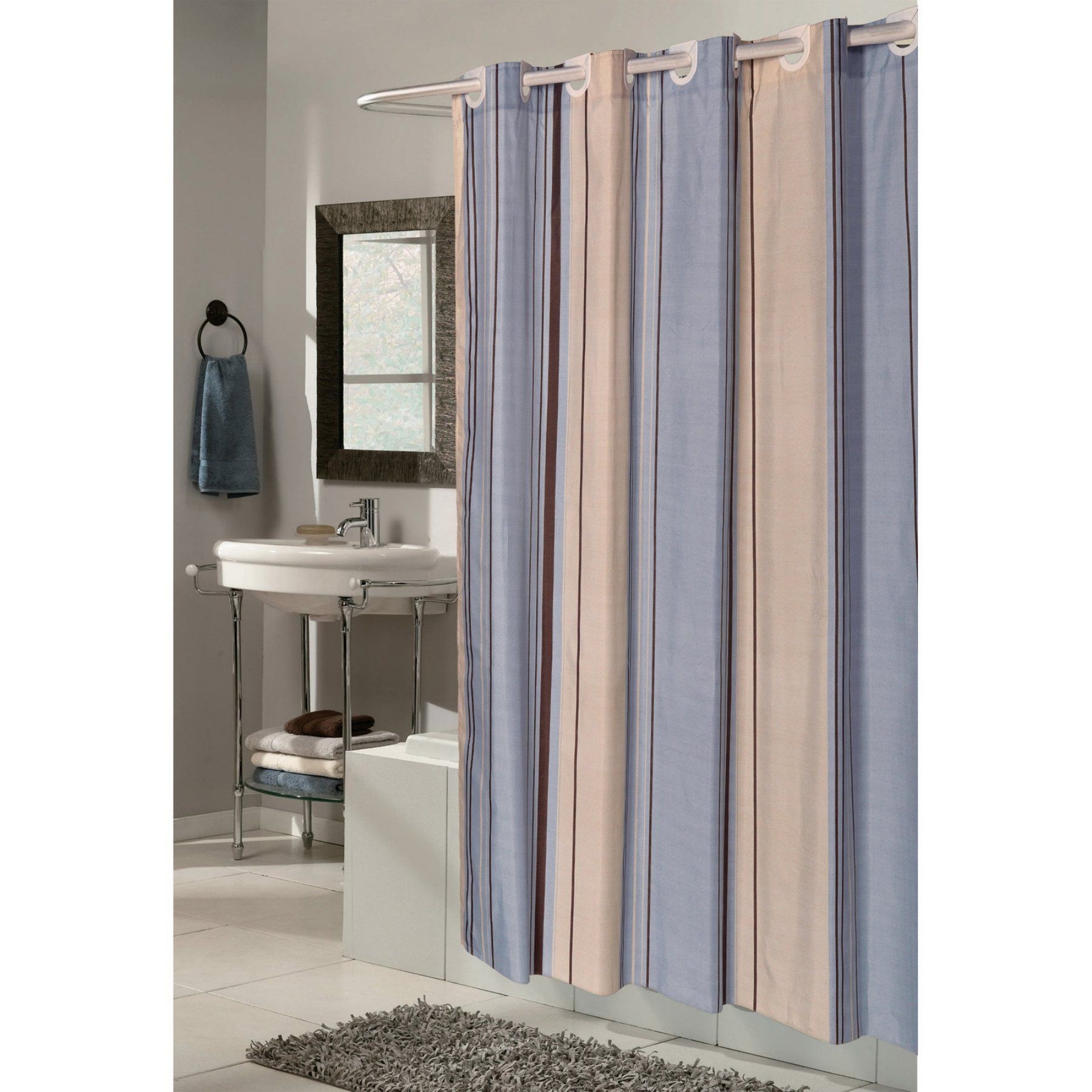 Luxury fabric shower curtains 1