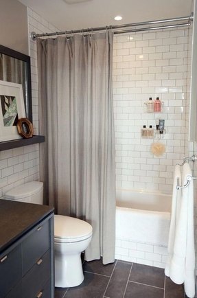 shower curtain ideas for walk in showers