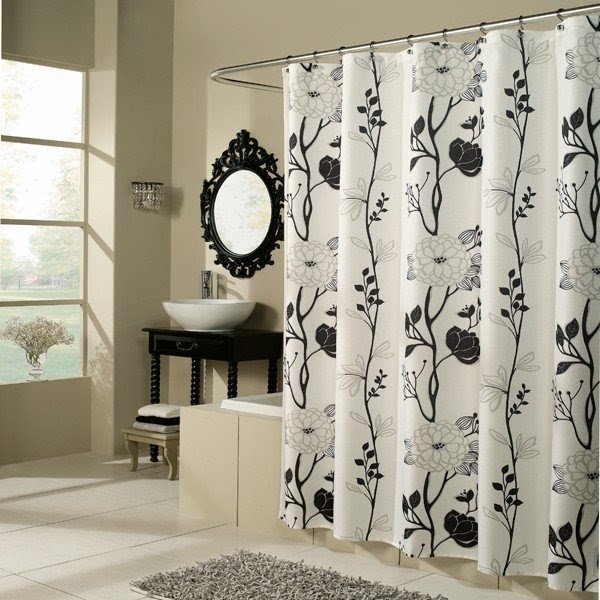 Modern shower curtain 26