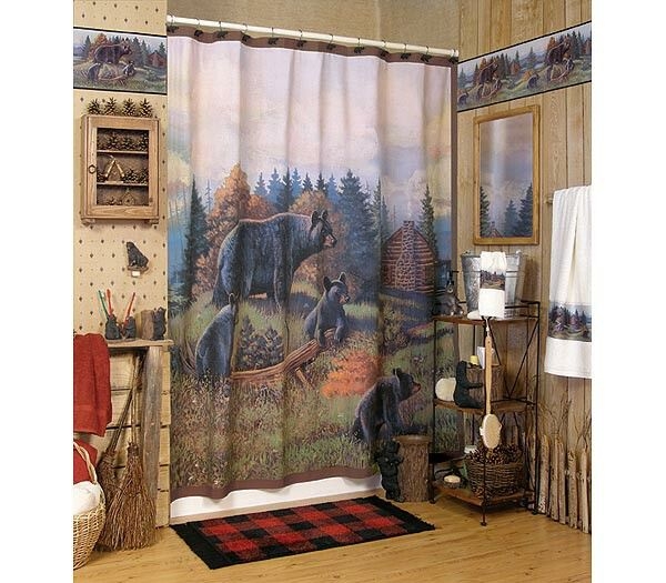 Moose Bear Shower Curtain - Ideas on Foter
