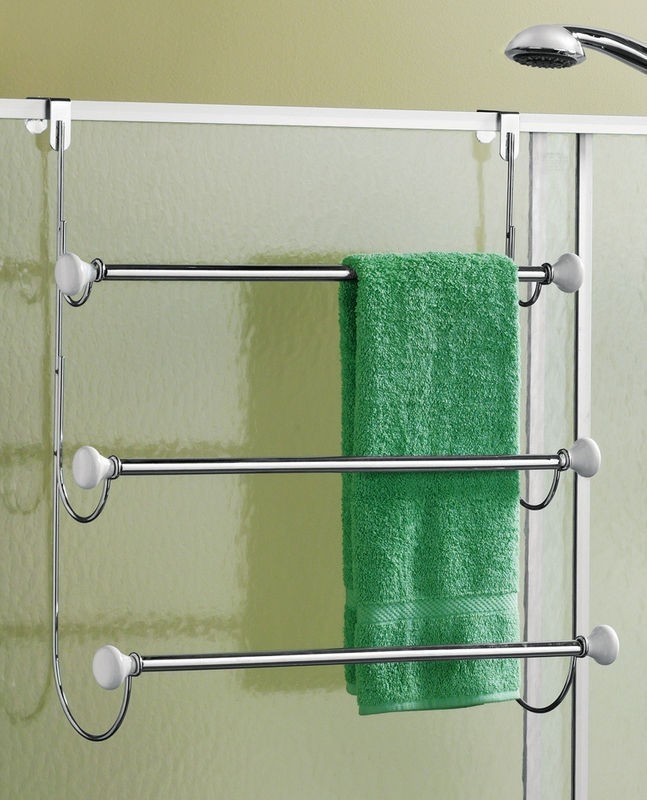 Over Shower Door Towel Rack Ideas On Foter