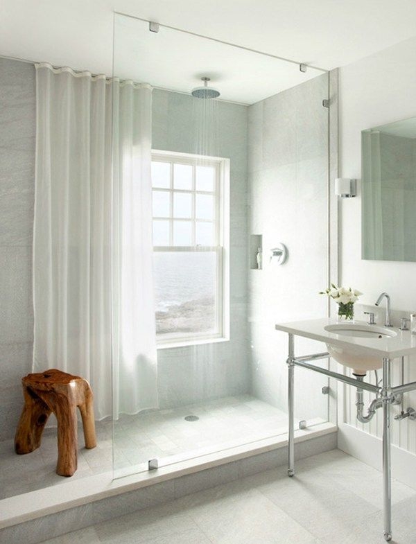 Bathroom Window Shower Curtains Ideas on Foter