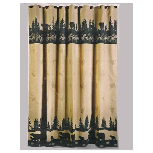 bear shower curtains