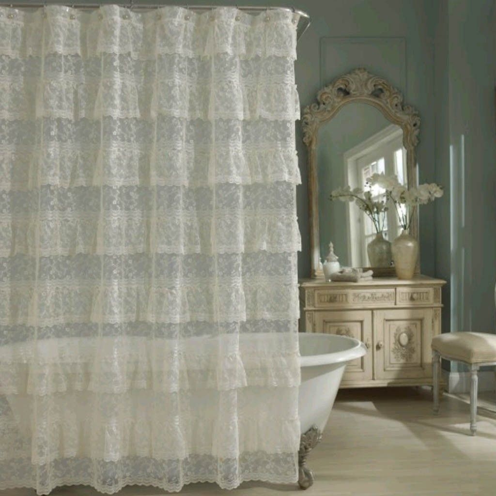 Lace Shower Curtain Ideas On Foter
