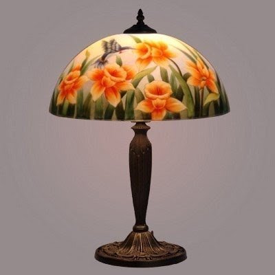 Painted table lamps on painted lamps buying reverse painted lamps