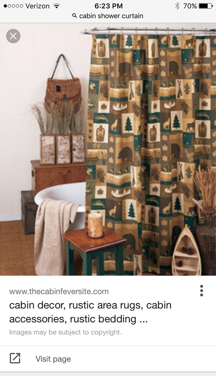 Lodge Rustic Shower Curtain Ideas On Foter