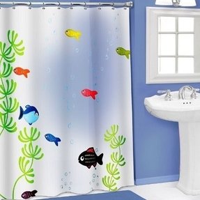 Vinyl Fish Shower Curtain Ideas On Foter