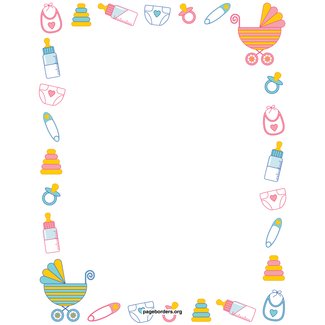 Baby Shower Border Paper - Ideas on Foter