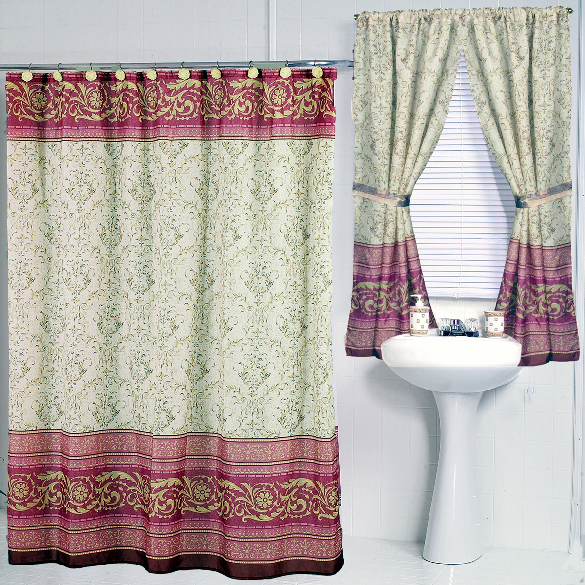 Bathroom shower curtain ideas to beautify your bathroom 1