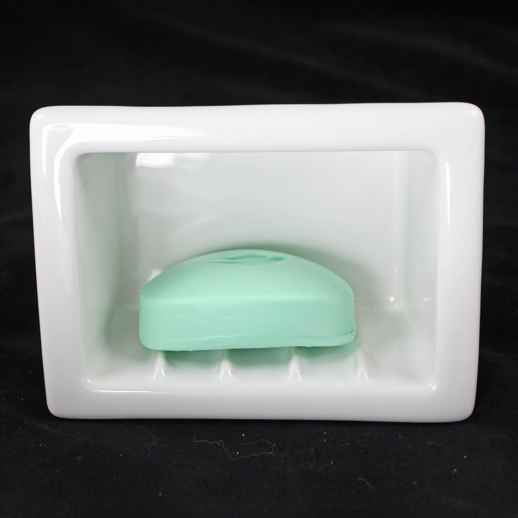 Ceramic shower soap dish 1