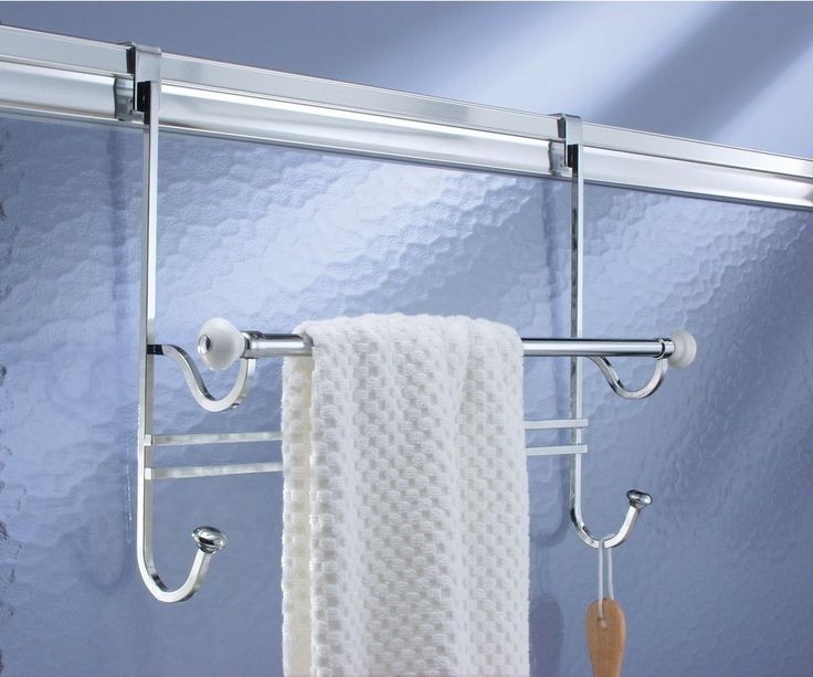 Over Shower Door Towel Rack - Foter