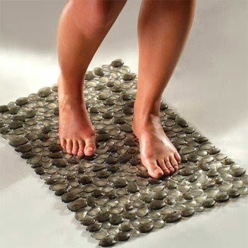 Pebble shower mat