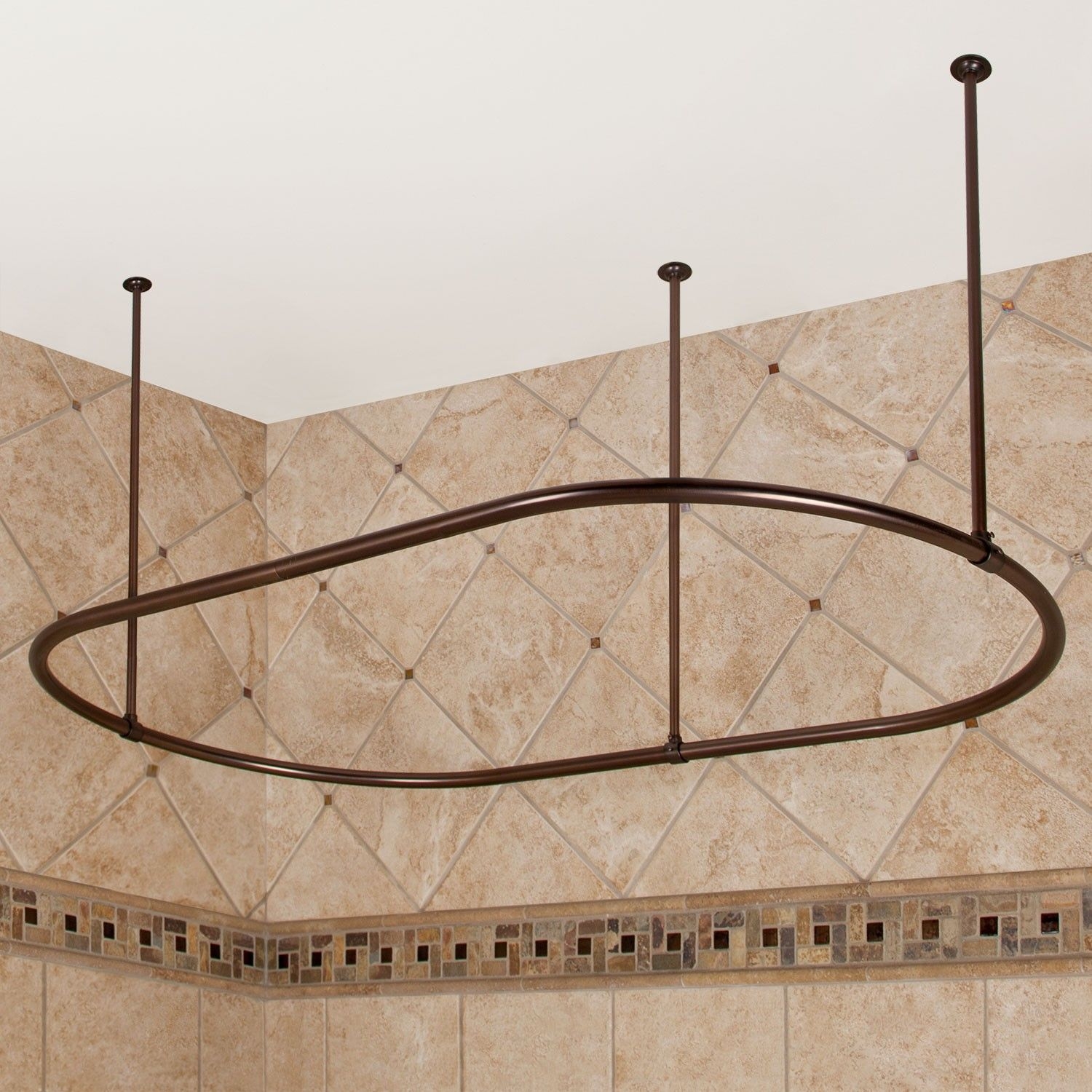 Polished Nickel Shower Curtain Rod Ideas On Foter
