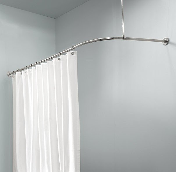 Polished Nickel Shower Curtain Rod Ideas On Foter