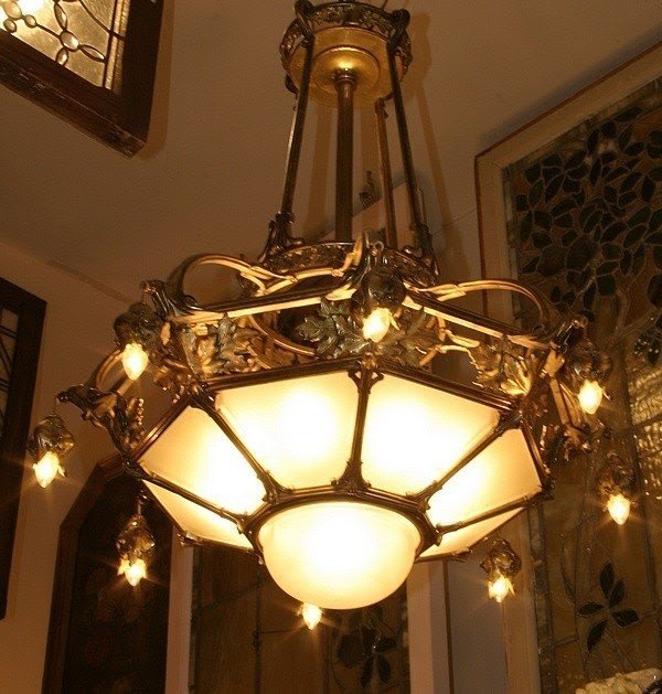 Antique tiffany chandeliers 13