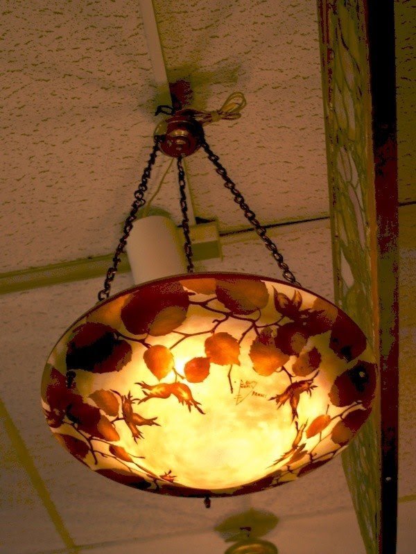 Antique tiffany lamps art nouveau lamps and chandeliers antique stained