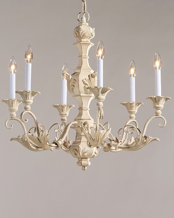 Antique wrought iron chandelier 1