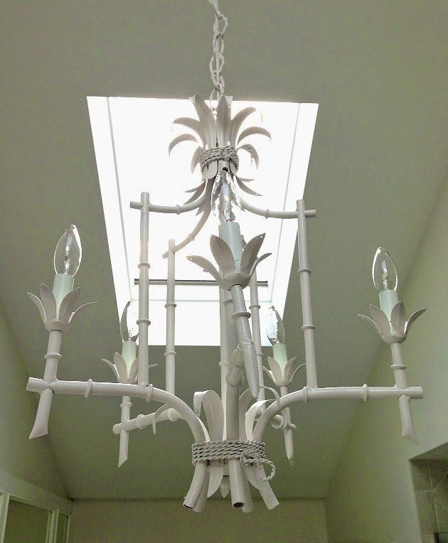 Bamboo chandelier 2