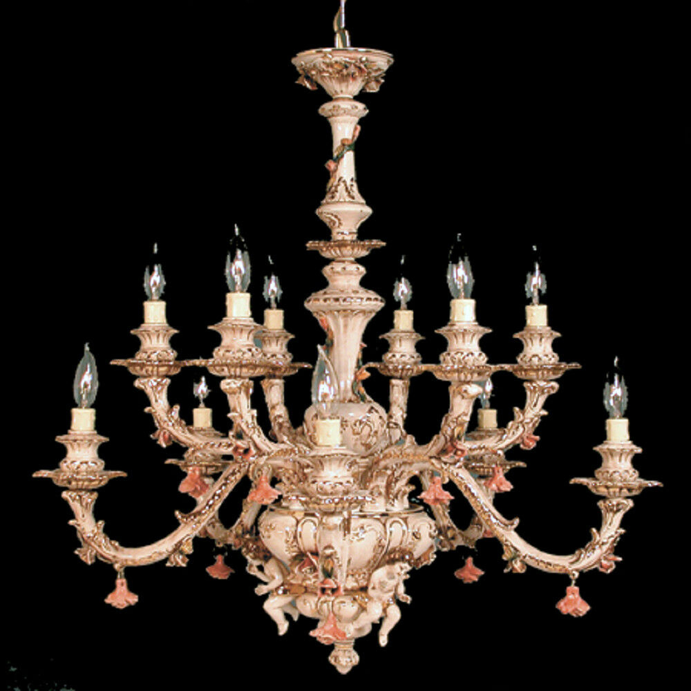 Capodimonte chandelier 27