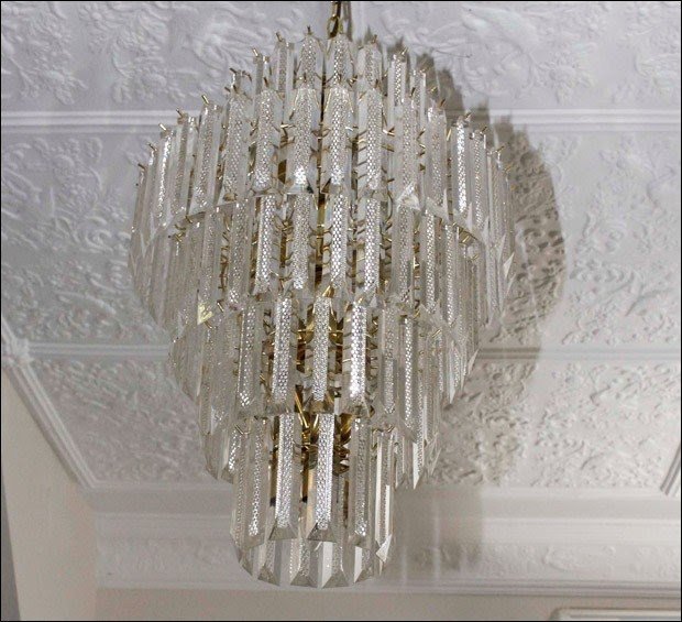 Claire fabb style by yellow button chandelier from frank lloyd
