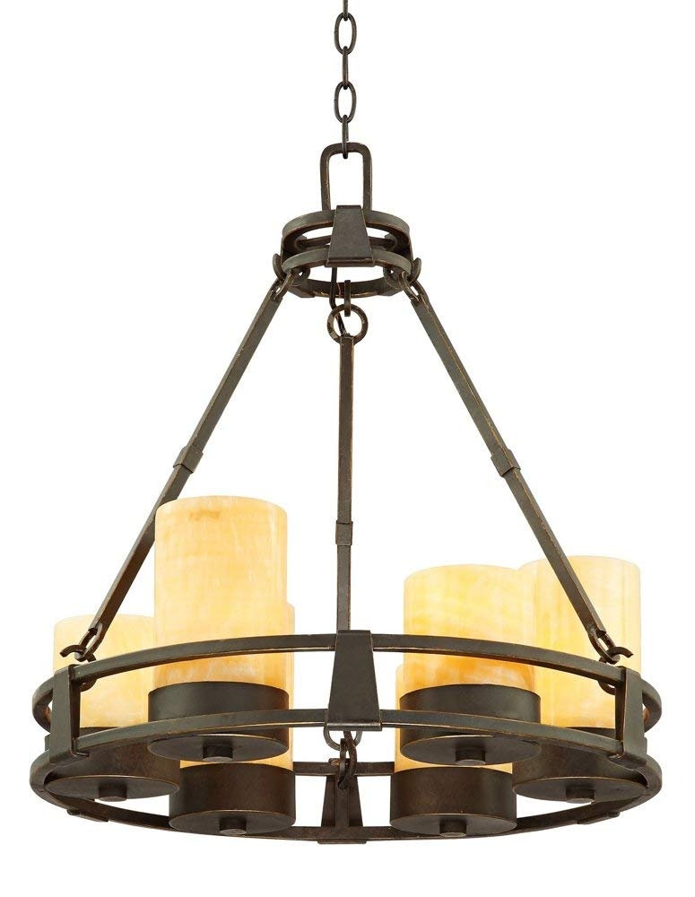 Faux candle chandelier 31