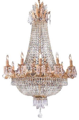 French empire crystal chandelier chandeliers h40 x w30 traditional