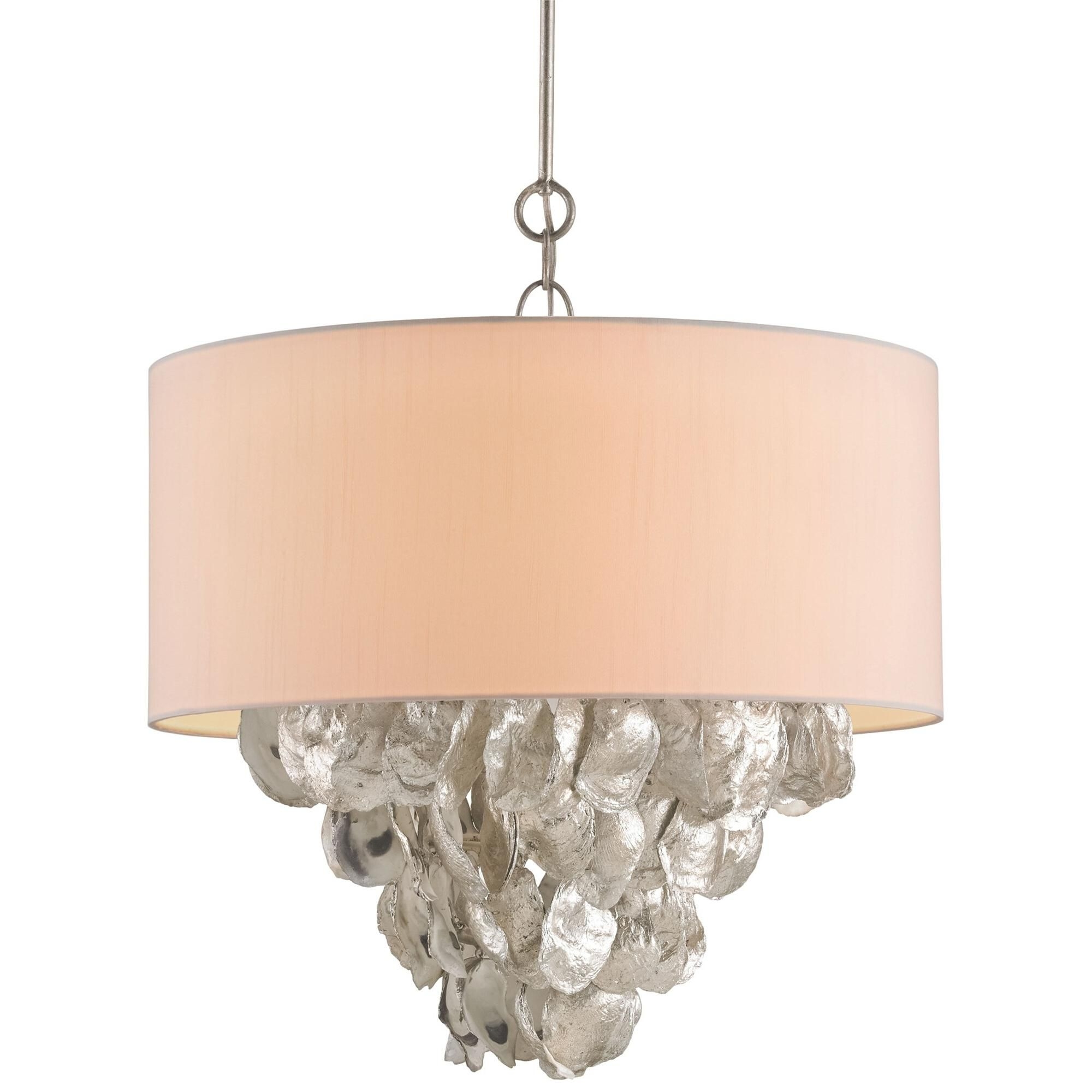 Oyster shell chandelier 36