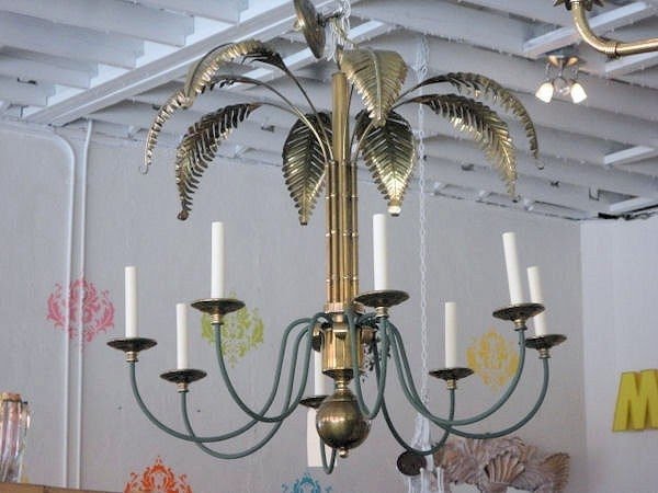 Palm tree chandelier 24