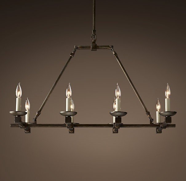 rectangle chandelier