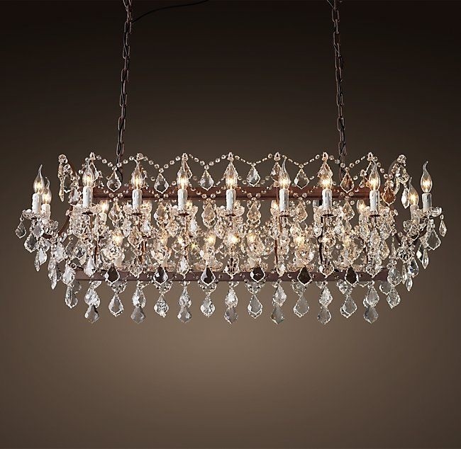 rectangle chandelier