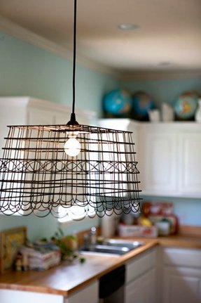 Wire Basket Chandelier Ideas On Foter