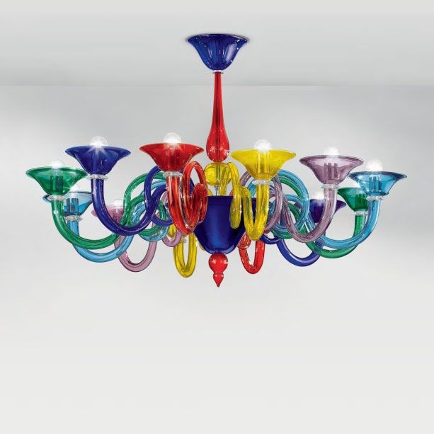Colorful chandelier