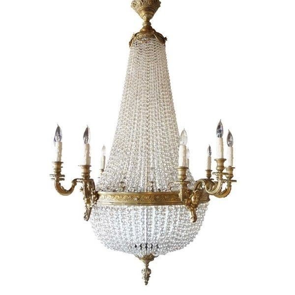 French empire style crystal chandelier 1