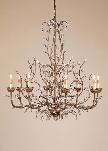 I want one layla grayce currey compay crystal bud chandelier