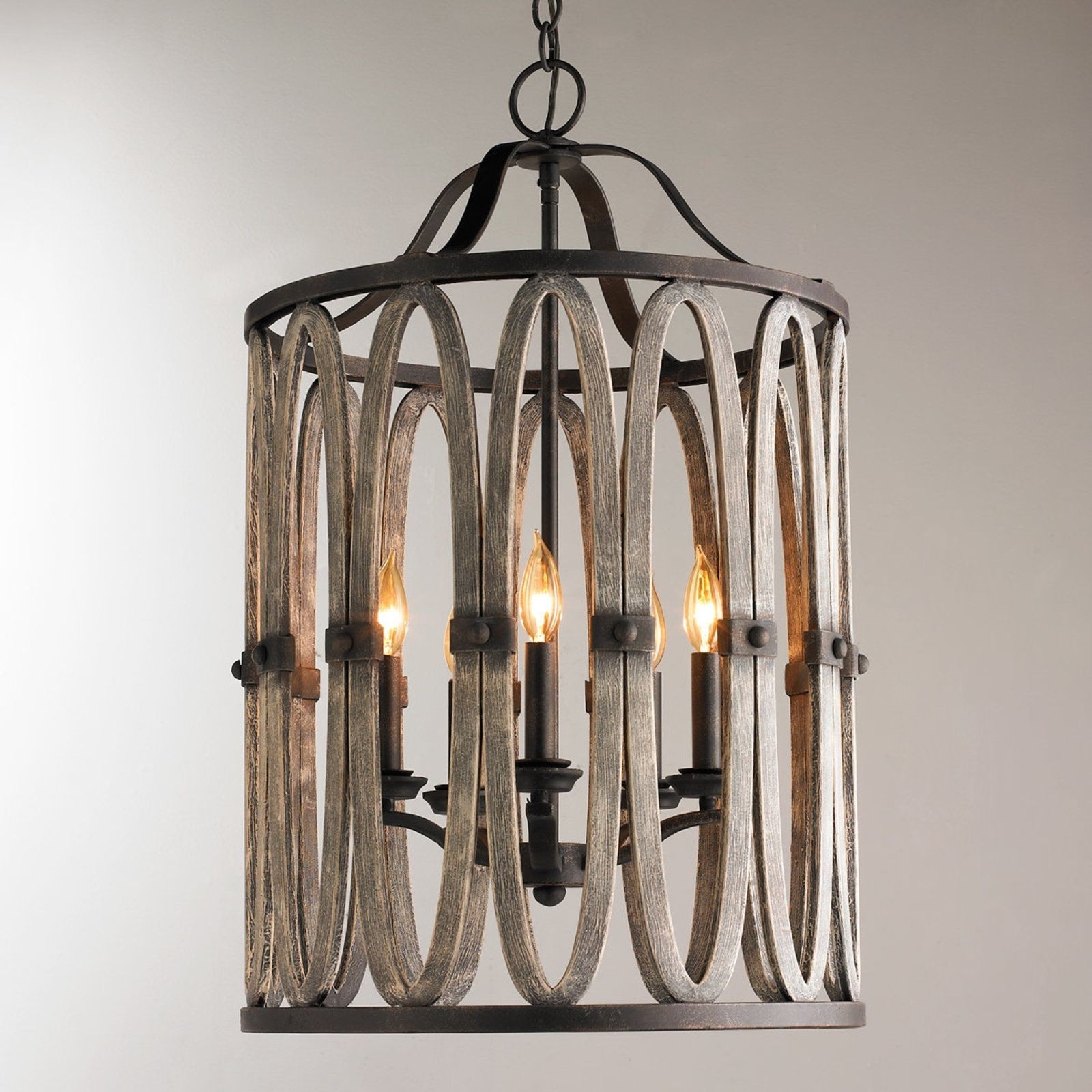 big rustic chandeliers