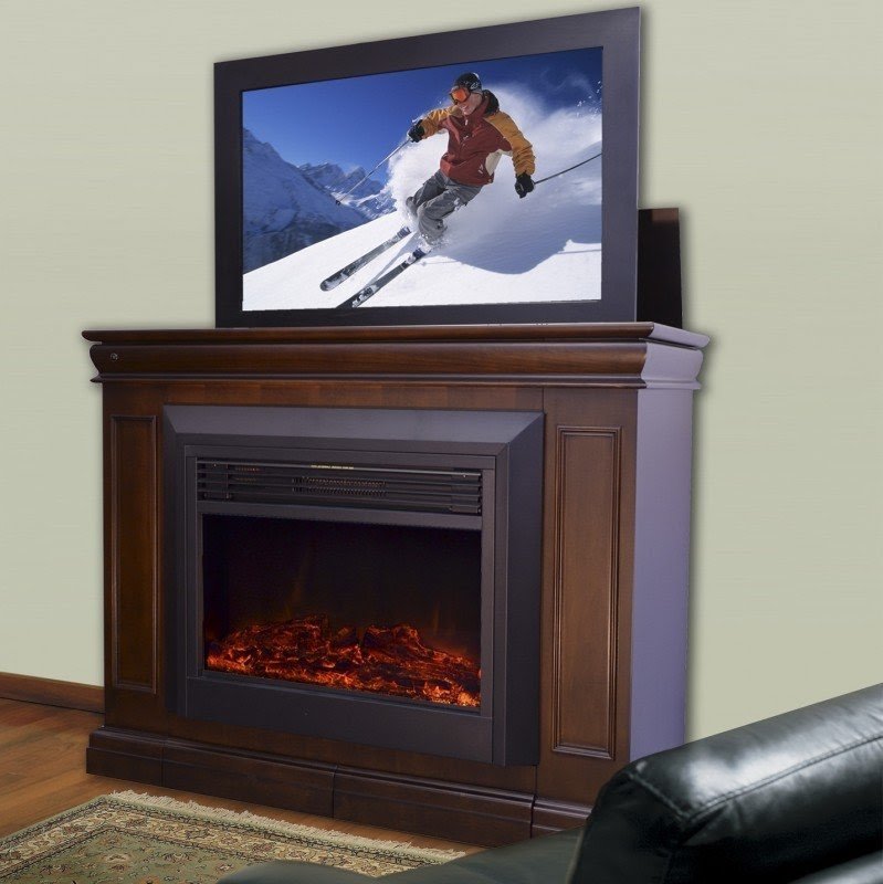 Electric Fireplace With Tv Lift Foter