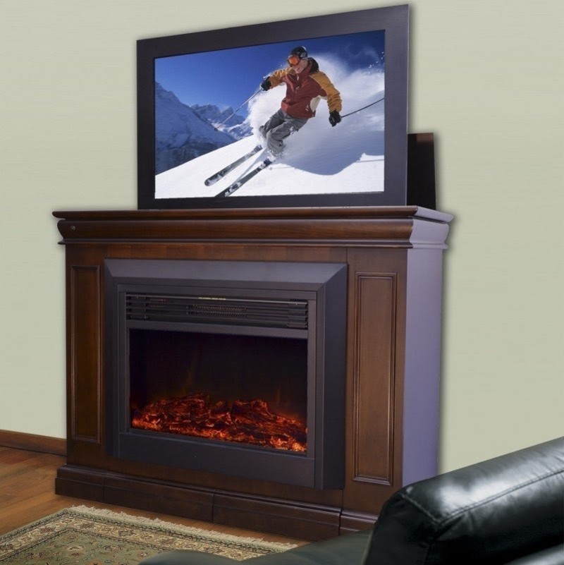 Electric Fireplace With Tv Lift Ideas On Foter